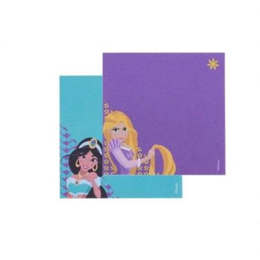Imagem de Bloco Adesivo Maxprint Disney Kit 100 Folhas Princesas Jamine e Aurora com Tema Princes...