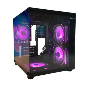 Imagem de CPU Gamer Amd Ryzen 7 5700g 32gb Ram 1TB NVME RTX 5060 - Gabinete Aquá