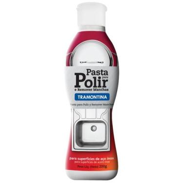 Imagem de Pasta para Polir e Remover Manchas 200g em Aço Inox Panelas Chaleiras 