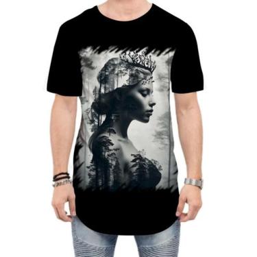 Imagem de Camiseta Longline Pesca Rainha da Floresta Nórdica 3, M