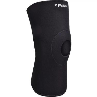 Imagem de Joelheira Poker Neo com orifício e reforço - Preto-Unissex