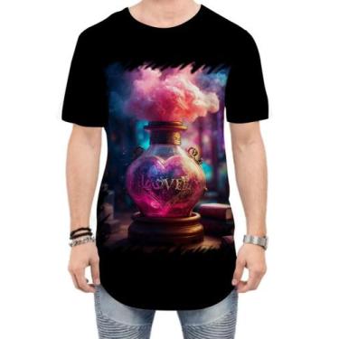 Imagem de Camiseta Longline Poção do Amor Magia 2 - Kasubeck Store®, G