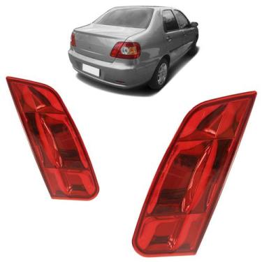 Imagem de Aplique Lanterna Traseira Siena Fire 2005 A 2011 Porta Malas Rubi - Au
