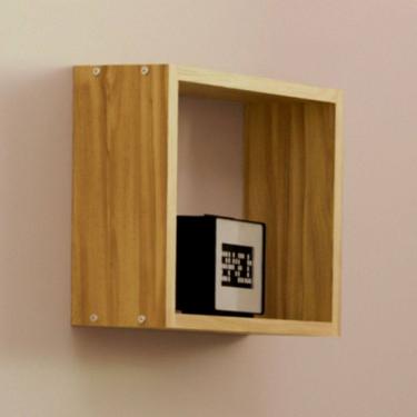 Imagem de Nicho Organizador Decor 100% Mdf Amêndoa - Móveis Peroba