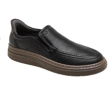 Imagem de Sapato democrata grid calce facil ref 240003 masculino, Preto, 42
