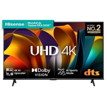 Imagem de Smart TV 50 Polegadas Hisense 4K DLED VIDAA DTSHD Dolby Audio Wifi Blu