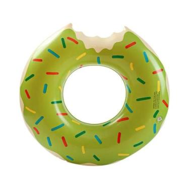 Imagem de Boia Inflável Gigante Em Formato De Rosquinha Para Piscina, Brinquedo 