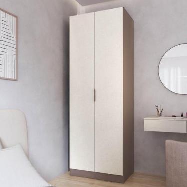 Imagem de Guarda Roupa Modulado 100% Mdf 2 Portas Orion Cabecasa Madeiraoriginal