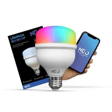 Imagem de Lampada Led Smart Wifi 2.4 GHz Bulbo Hp 20w 30w 40w 50w 2700K 6500K RG