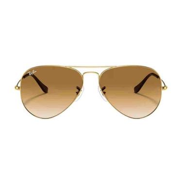 Imagem de Óculos de Sol Ray-Ban Aviator Dourado 0RB3025L 001/5158 - Ray Ban
