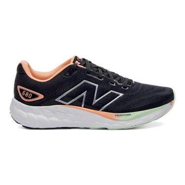 Imagem de Tenis New Balance Fresh Foam 680 V8 Feminino, 37, Preto, Coral