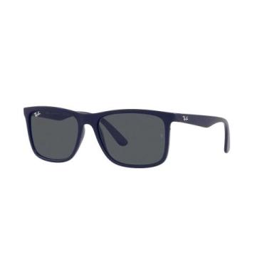 Imagem de Óculos de Sol Fosco Azul Ray-Ban