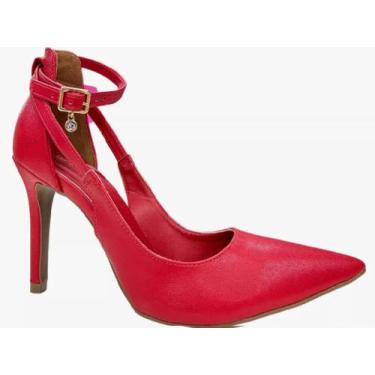 Imagem de Sapato Scarpin Feminino Bebecê T9430-214, Chilli, 37