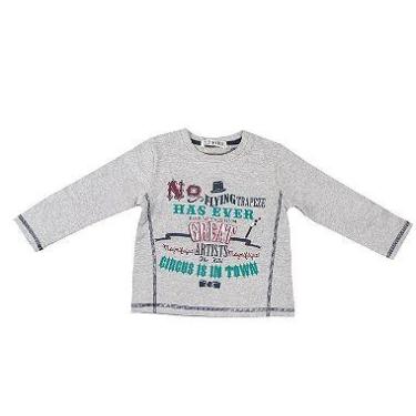 Imagem de Camiseta Infantil Menino Circus - kiki & Mily, Cinza, 1