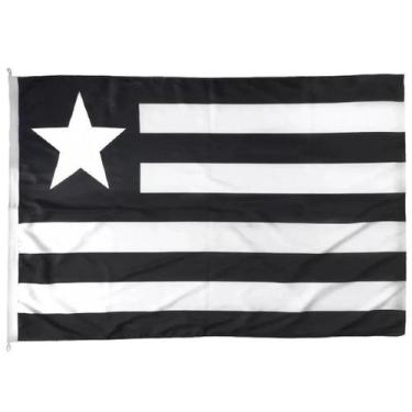 Imagem de Bandeira Oficial Do Botafogo 90x1,28cm Dupla Face 2 Panos  - BC ARTS E