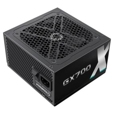 Imagem de Fonte Gamemax GX700, 700W, 80 Plus Gold, PFC Ativo, Black, GX700WBKPSS
