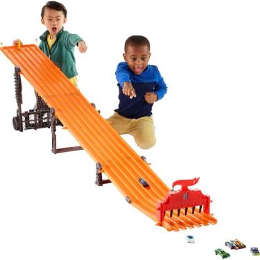 Imagem de Hot Wheels Action Pista de Brinquedo Super corrida de 6 pistas para crianças a partir de 5 anos