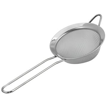 Imagem de Peneira Peneira m Inox para Peneirar Farinhas e Coar Líquidos em Aço Inox Durável para Uso Diário Inox Uni Home