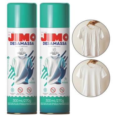 Imagem de 2 Desamassa Jimo Desamarrota Roupas E Remove Cheiro de Suor 300ml