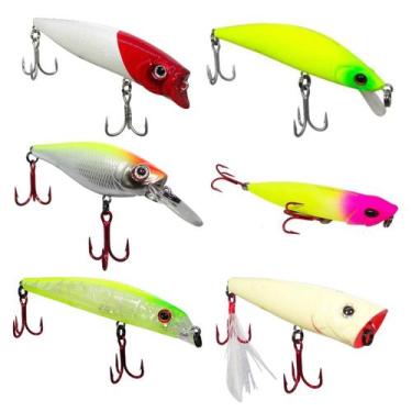 Imagem de Super Kit Isca Artifical Marine Sports Superficie Meia Agua Profundida
