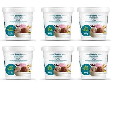 Imagem de 06 Base Sabor Fabricação Sorvetes Geladinhos Vários Sabores Alto Rendi