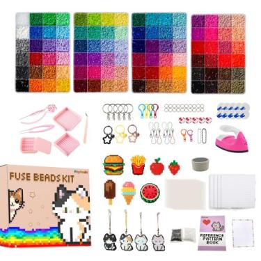 Imagem de Kit de Miçangas Fusíveis Psykade 53.000 peças 2,6 mm 96 cores DIY