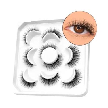 Imagem de Cílios Postiços Cat Eye Manga Veltrinay C Curl Com Efeito Natural E Po