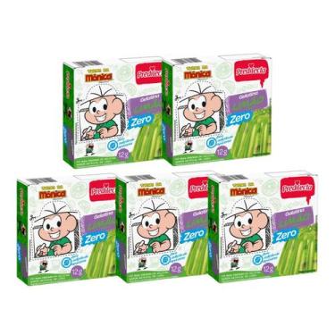 Imagem de Kit Gelatina Limão Zero Açúcar Predilecta - 5 Unidades 12g