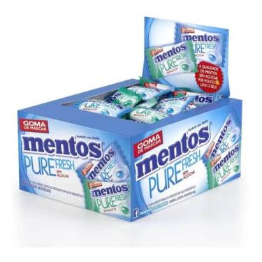 Imagem de Mentos Individual Pure Fresh Sem Açúcar Mint contendo 60 unidades