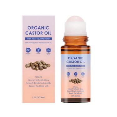 Imagem de Óleo de Rícino Orgânico FYFTNMZ Prensado a Frio 50ml Roll-on