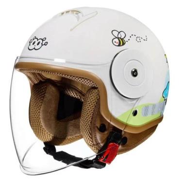 Imagem de Brcshop  Capacete Infantil Aberto com 2 Viseiras Reguláveis para Scoot