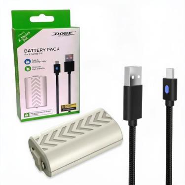 Imagem de Bateria 1200mAh + Cabo Carregador USB Tipo C Compatível com Controle J