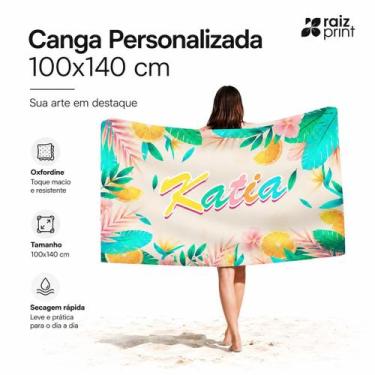 Imagem de Canga Personalizada 100x140 cm com Sua Arte - Raiz Print