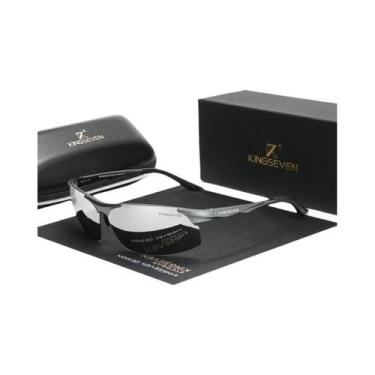 Imagem de Óculos De Sol Polarizados UV400 Para Ciclismo Masculino KINGSEVEN Com 