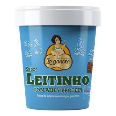 Imagem de Pasta de Amendoim Integral (1000g) La Ganexa, Leitinho