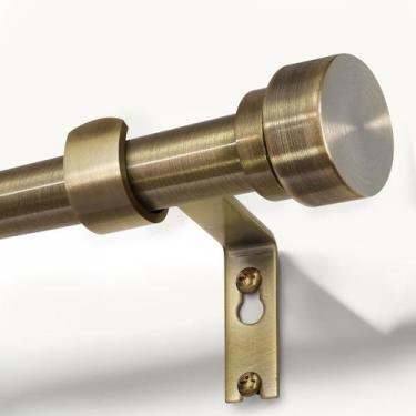 Imagem de Varão de Cortina Ajustável Lootkell 80-152 cm Bronze Diâmetro 2,5 cm
