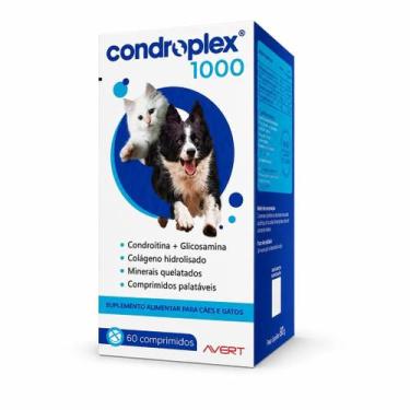 Imagem de CondroPlex 1000 Suplemento Articular para Cães de Médio Porte e Gatos 