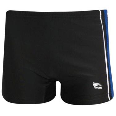 Imagem de Sunga Boxer Progne Recorte - Prouno, Preto, Azul, Medio