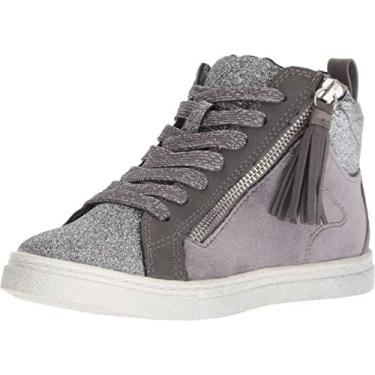 Imagem de Dolce Vita Tênis infantil unissex Zaila, Veludo ardósia, 3 Little Kid