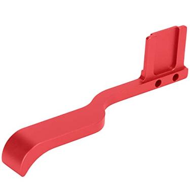 Imagem de Punho de dedo para sapata quente, portátil fácil de instalar Cabo de dedo ergonômico para suporte de sapata quente para câmera A7S3(vermelho)