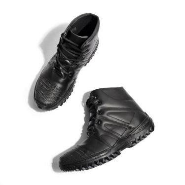 Bota Masculina Botina Trabalho Couro Resistente - polo art - Bota Masculina  - Magazine Luiza