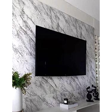 Imagem de Adesivo Revestimento para Painel de TV - Carrara Perolizado