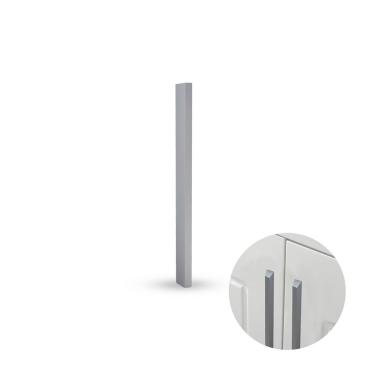 Imagem de Puxador Rometal SLIM para Porta de Vidro 15 cm Cromo Acetinado