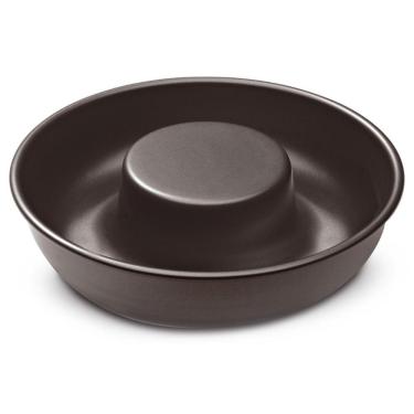 Imagem de Forma para Bolo Tramontina Brasil Alumínio Revestimento Antiaderente Grafite 24 cm 1,4 L