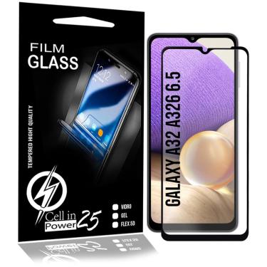 Imagem de Película Vidro 3d SAMSUNG GALAXY A32 5G A326F TELA 6.5 PRETA