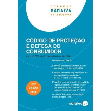 Imagem de Codigo De Protecao E Defesa Do Consumidor - Saraiva