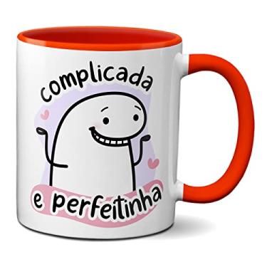 Imagem de Caneca Flork Namorados Apaixonados Complicada E Perfeitinha (Vermelha)