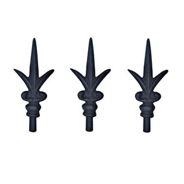 Imagem de Kit 3 Ponteiras Ponta de Lança Ferro N12 Grade Portão Muro