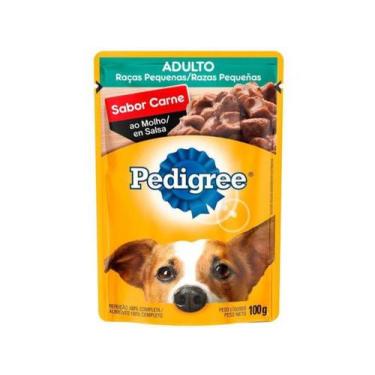 Imagem de Ração Úmida Para Cachorro Adulto Sachê - Pedigree Carne Ao Molho 100G