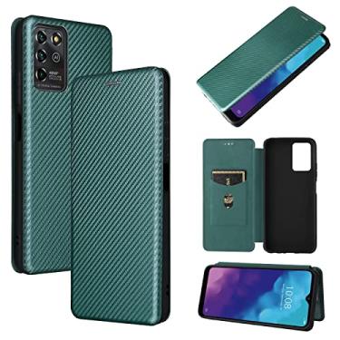 Imagem de For ZTE Blade V30 Vita Carbon Fiber Texture Horizontal Flip TPU + PC + PU Leather Case with Card Slot
